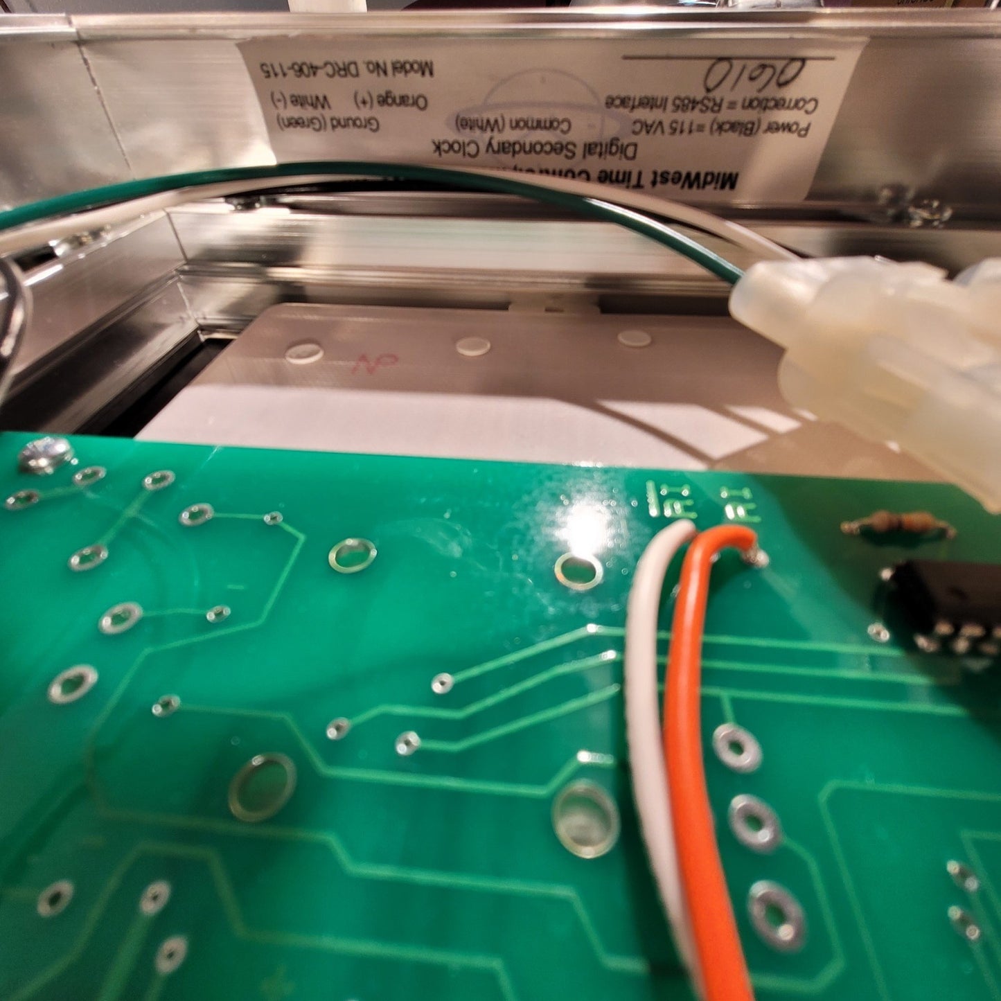 Midwest Time Control DRC-406-115 Digital Secondary Clock Hour Minutes Seconds