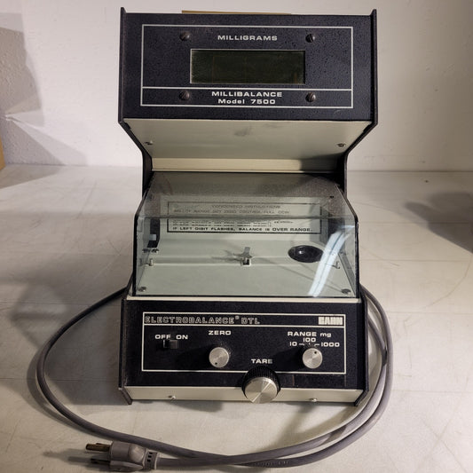 Vintage Cahn Millibalance 7500-07 Electrobalance DTL 72204