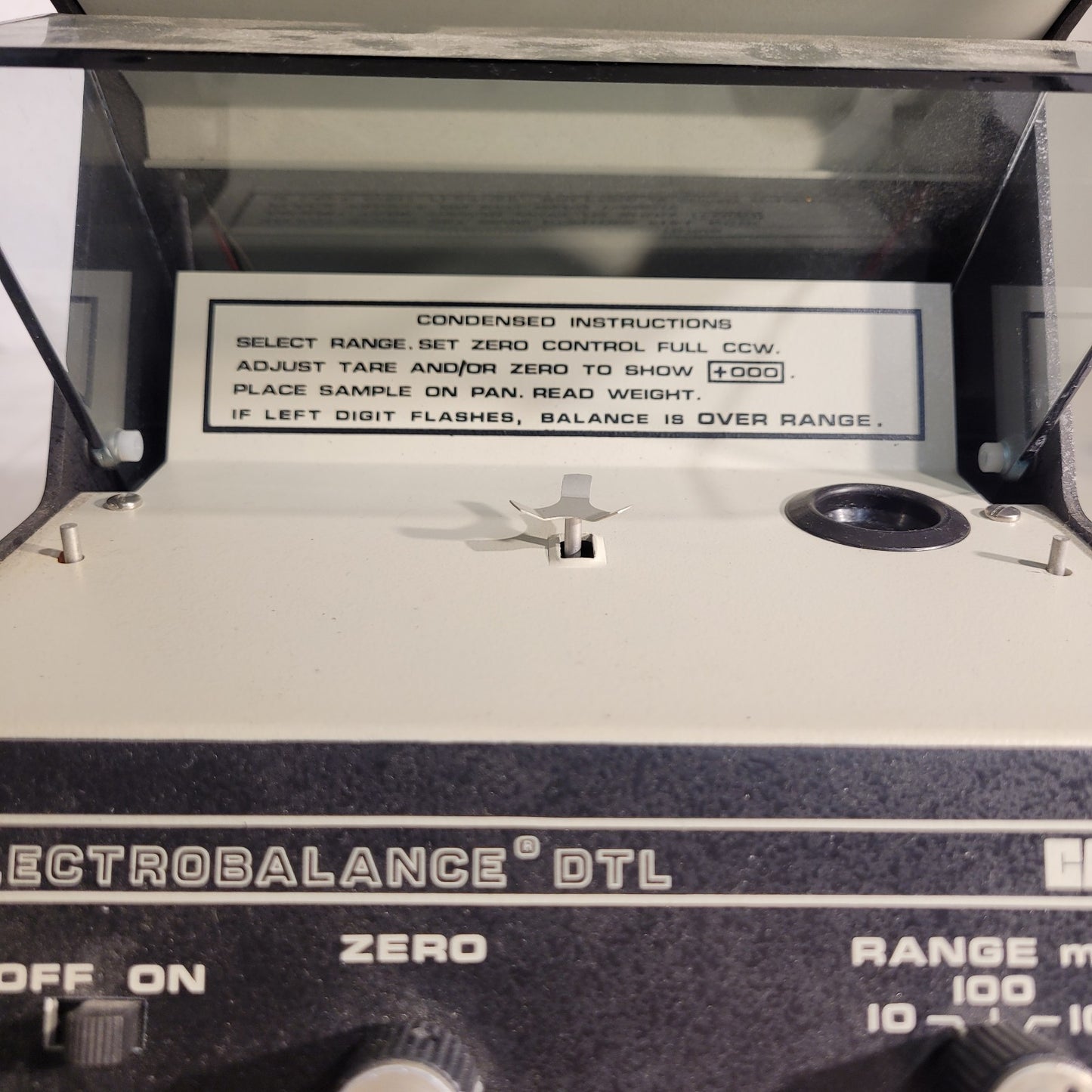 Vintage Cahn Millibalance 7500-07 Electrobalance DTL 72204