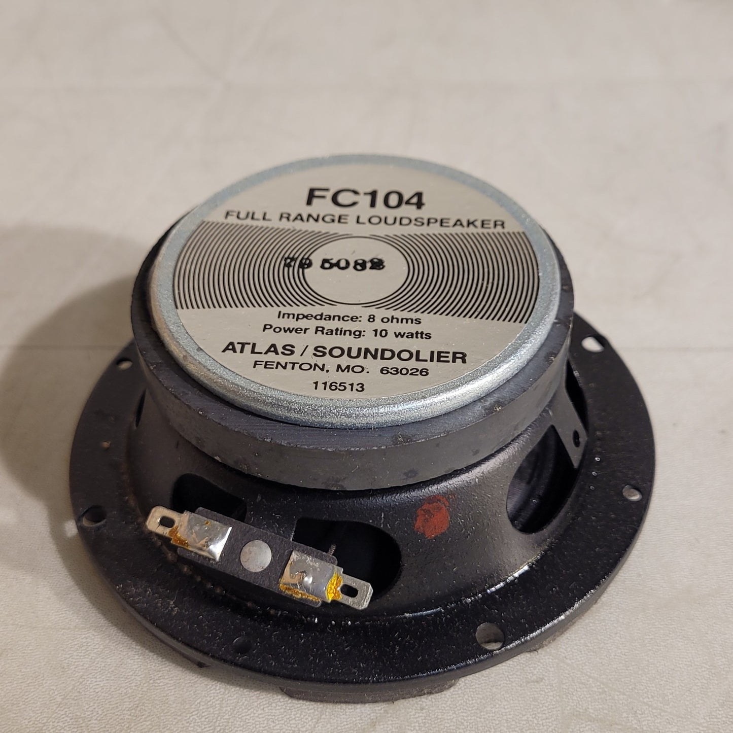 Atlas Soundolier FC104 Full Range Loudspeaker 4" I Ceiling Speaker 8ohms 10watts