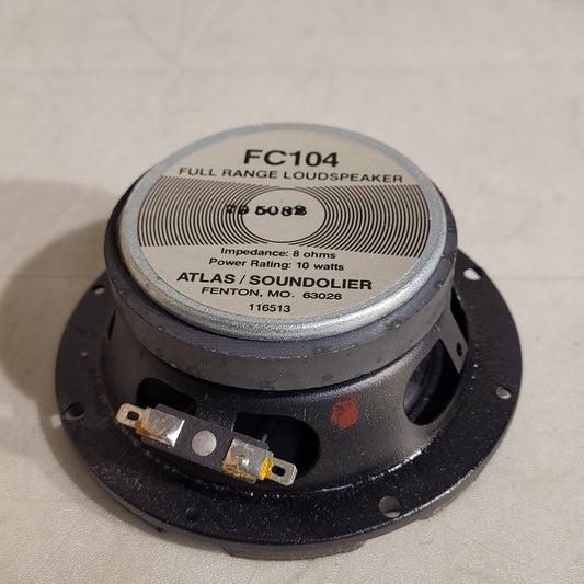 Atlas Soundolier FC104 Full Range Loudspeaker 4" I Ceiling Speaker 8ohms 10watts