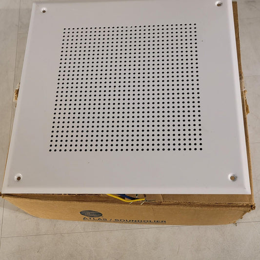 Atlas Soundolier 161-8 Ceiling Speaker with White Mounting Plate 8" Speaker