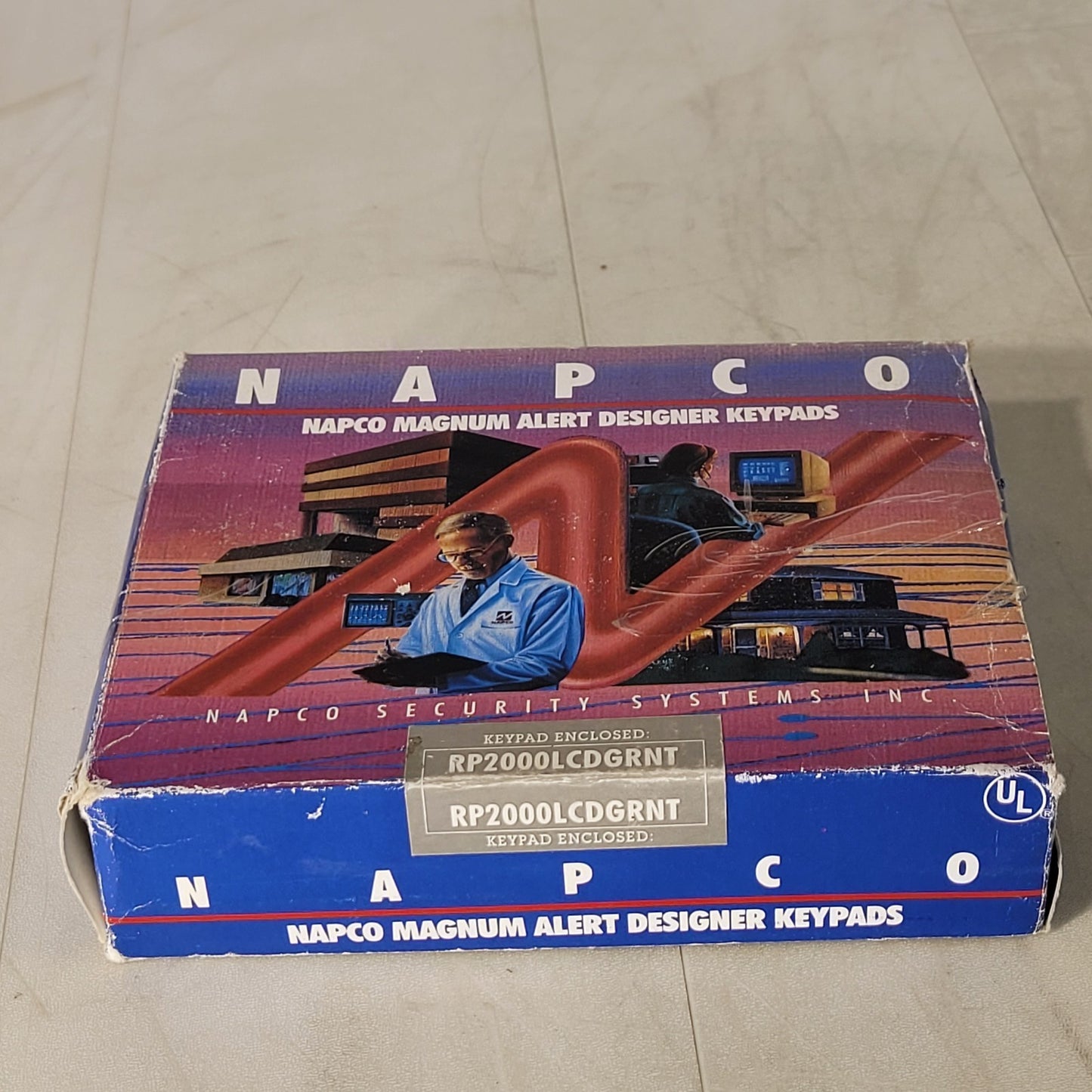 Napco Magnum Alert RP2000LCD GRNT Computerized Security System Grey Keypad