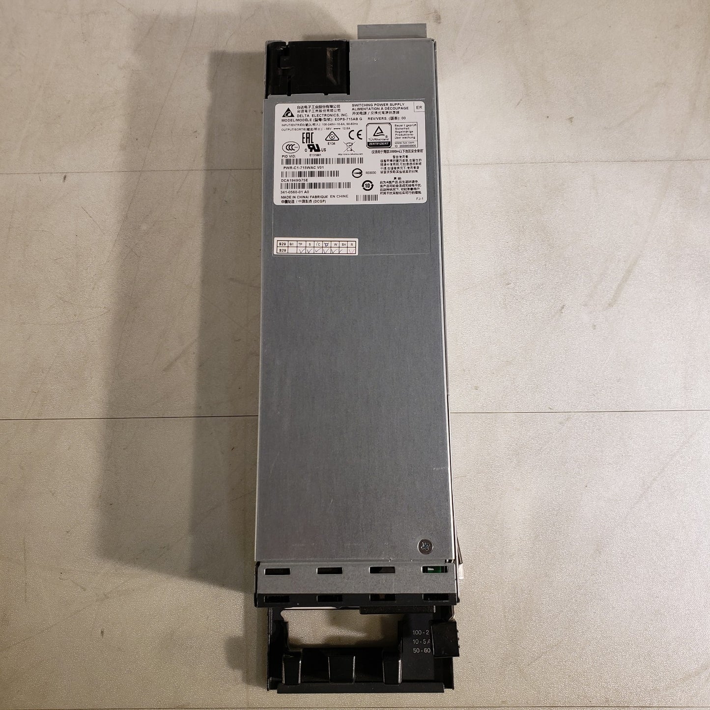 Delta Electronics EDPS-715AB G Switching Power Supply PWR-C1-715WAC V02