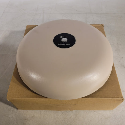 Vintage Simplex 10" Fire Gong Bell Alarm Tan