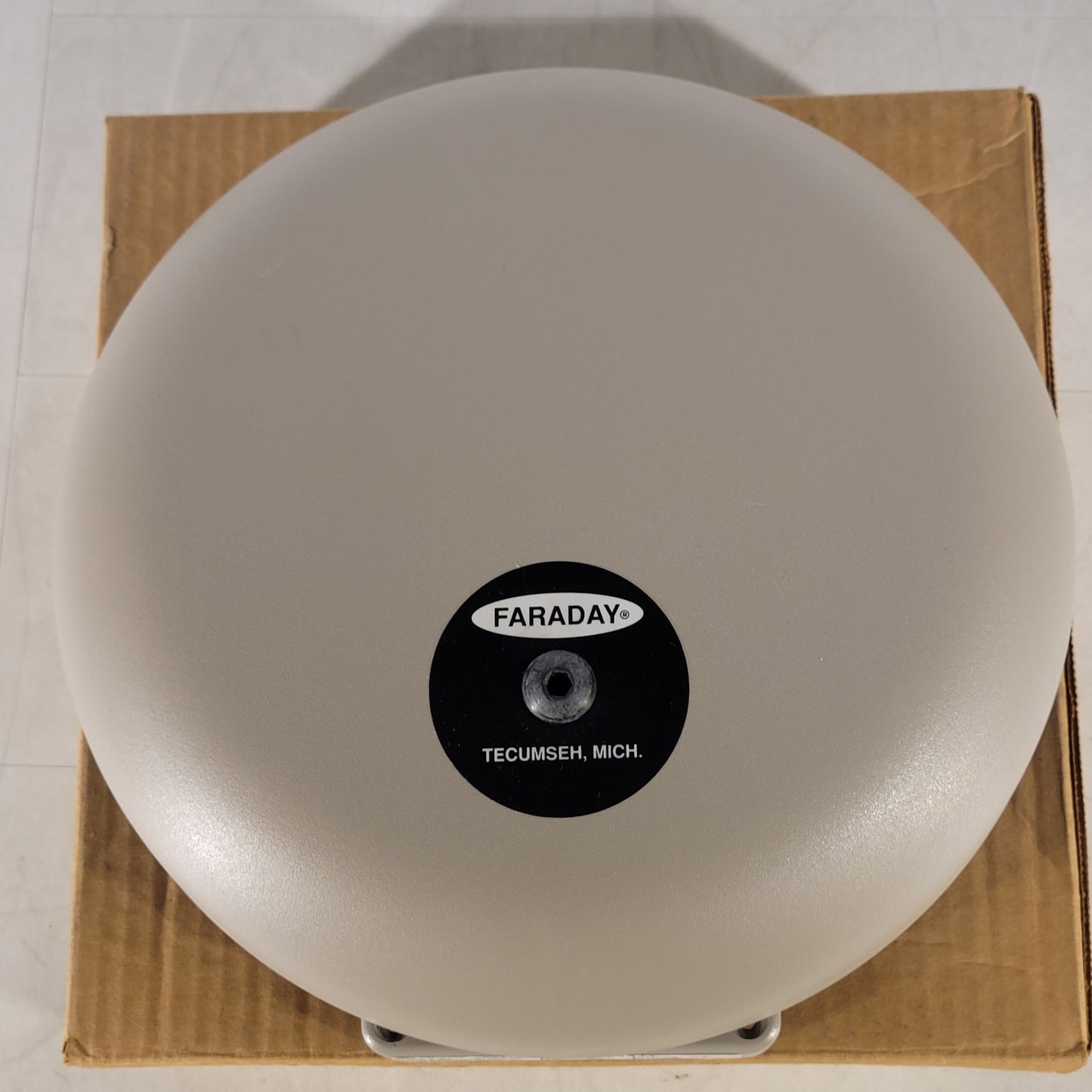 Vintage FOS Faraday 4411B-10-15-24-60 10" Grey Audible Signaling Bell