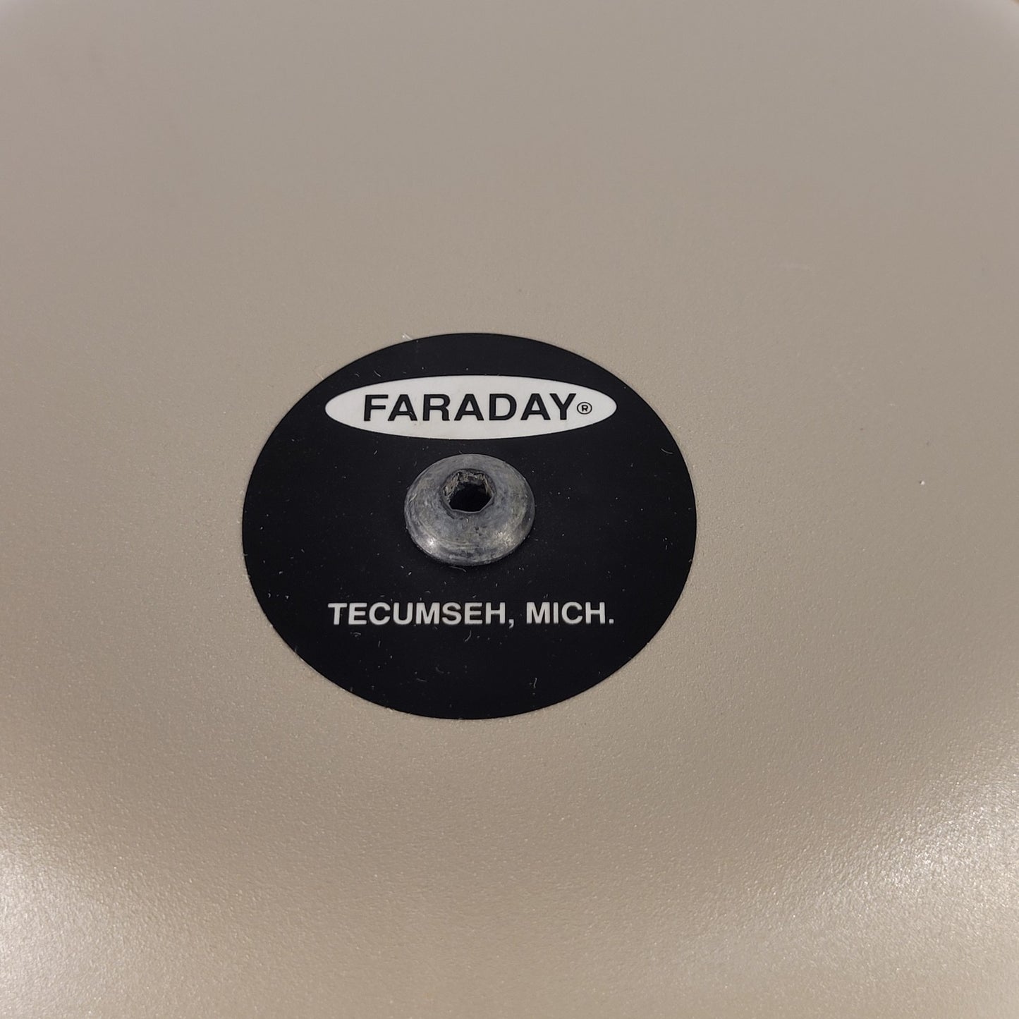 Vintage FOS Faraday 4411B-10-15-24-60 10" Grey Audible Signaling Bell