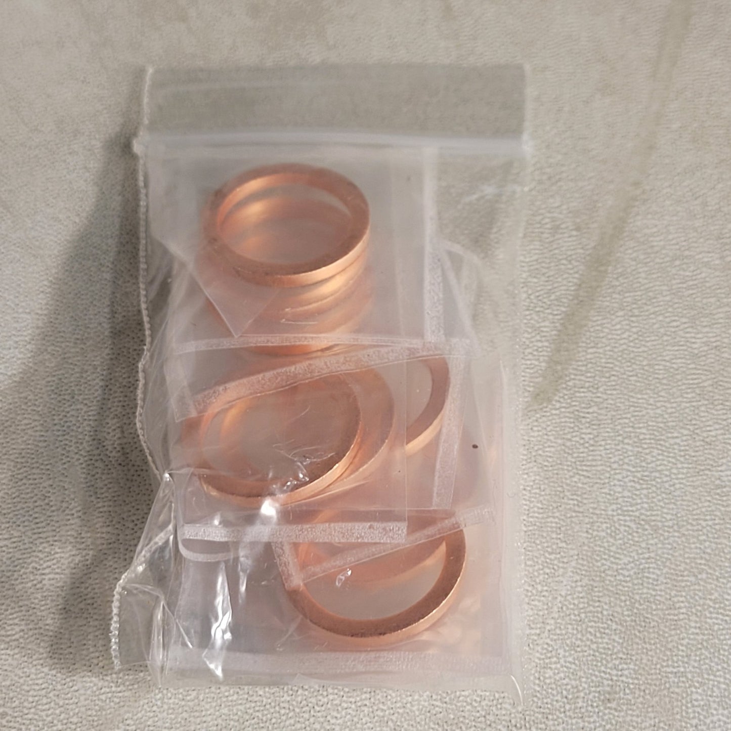 OFHC Copper Gasket CF 1.33" DN16CF Conflat Flange CF16 UHV Vacuum - Pack of 10