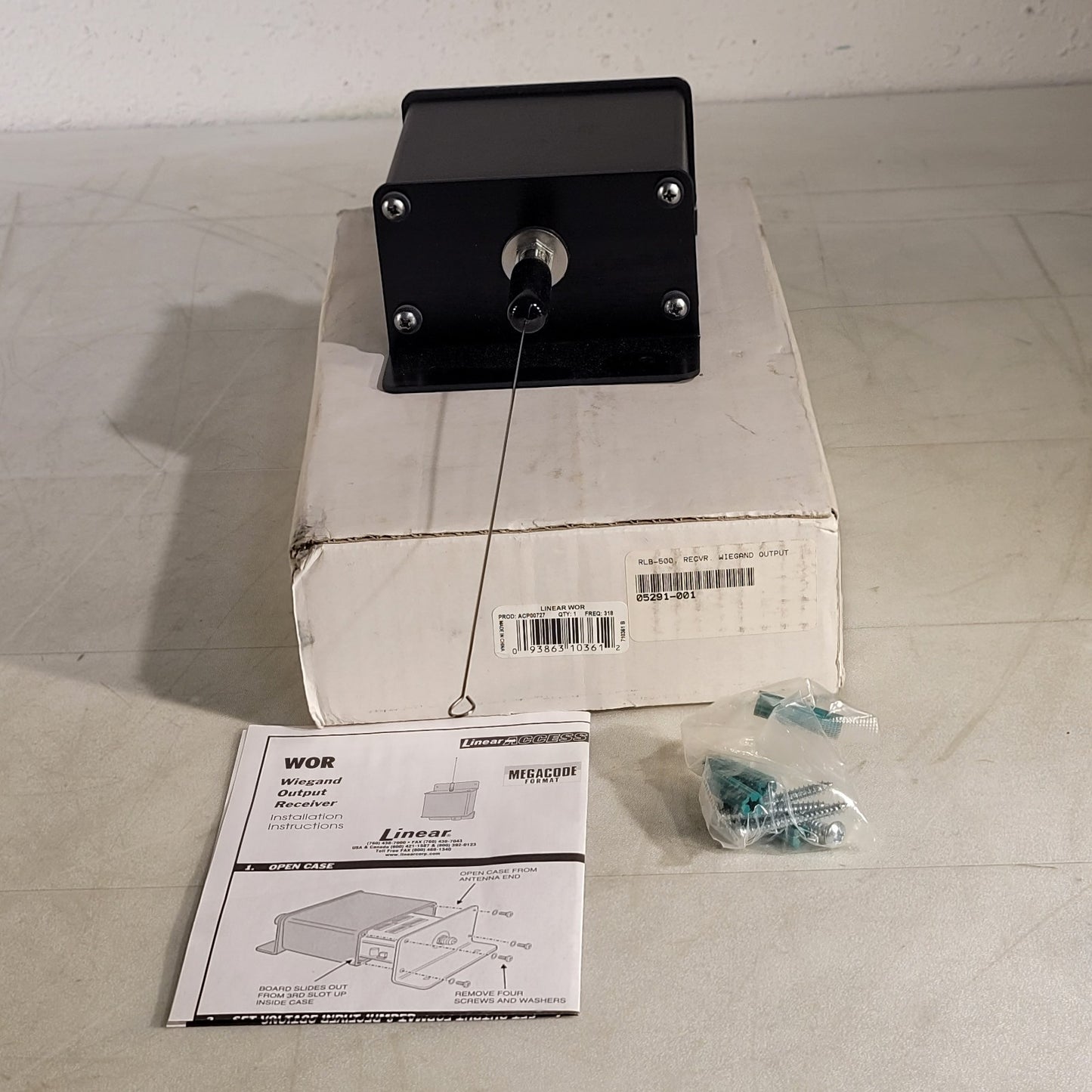 Linear Access WOR Wiegand Output Receiver ACP00727  05291-001
