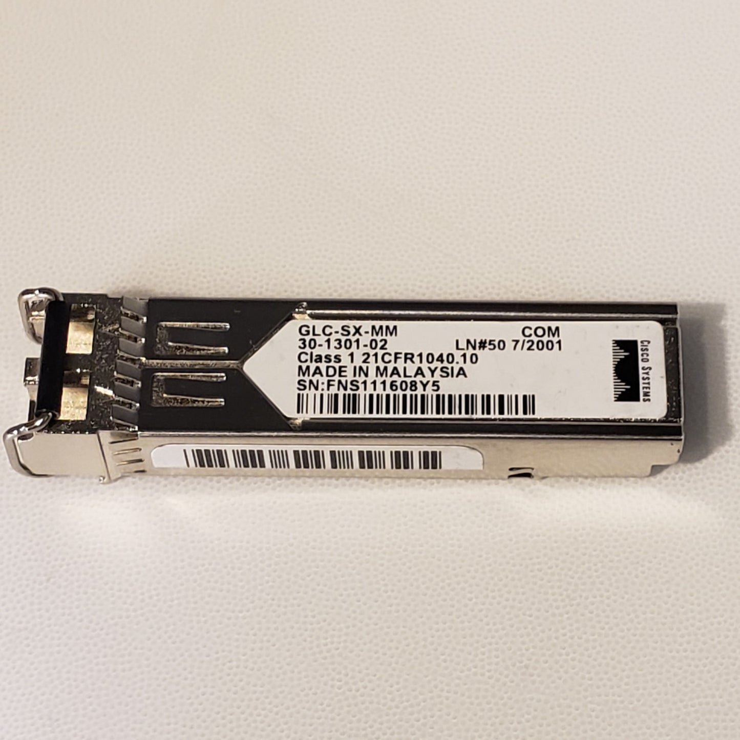 LOT OF 13 Cisco Systems 30-1301-02 GLC-SX-MM Fibre Channel SFP Transceiver