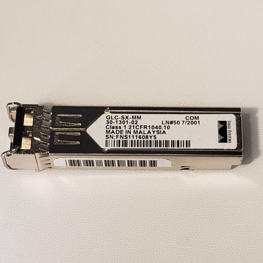 LOT OF 13 Cisco Systems 30-1301-02 GLC-SX-MM Fibre Channel SFP Transceiver