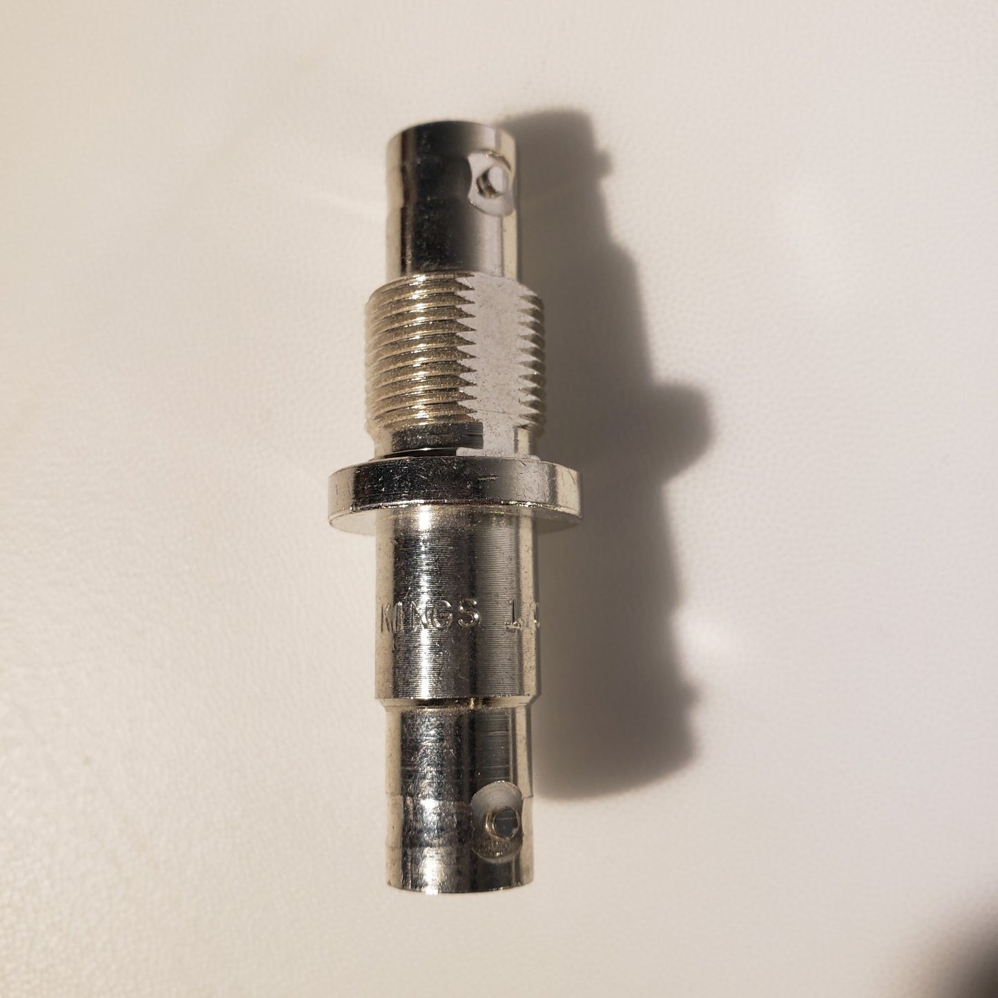 Kings 1709-1 RF BCN Bulkhead Connector SHV Male-Male 5KV DC