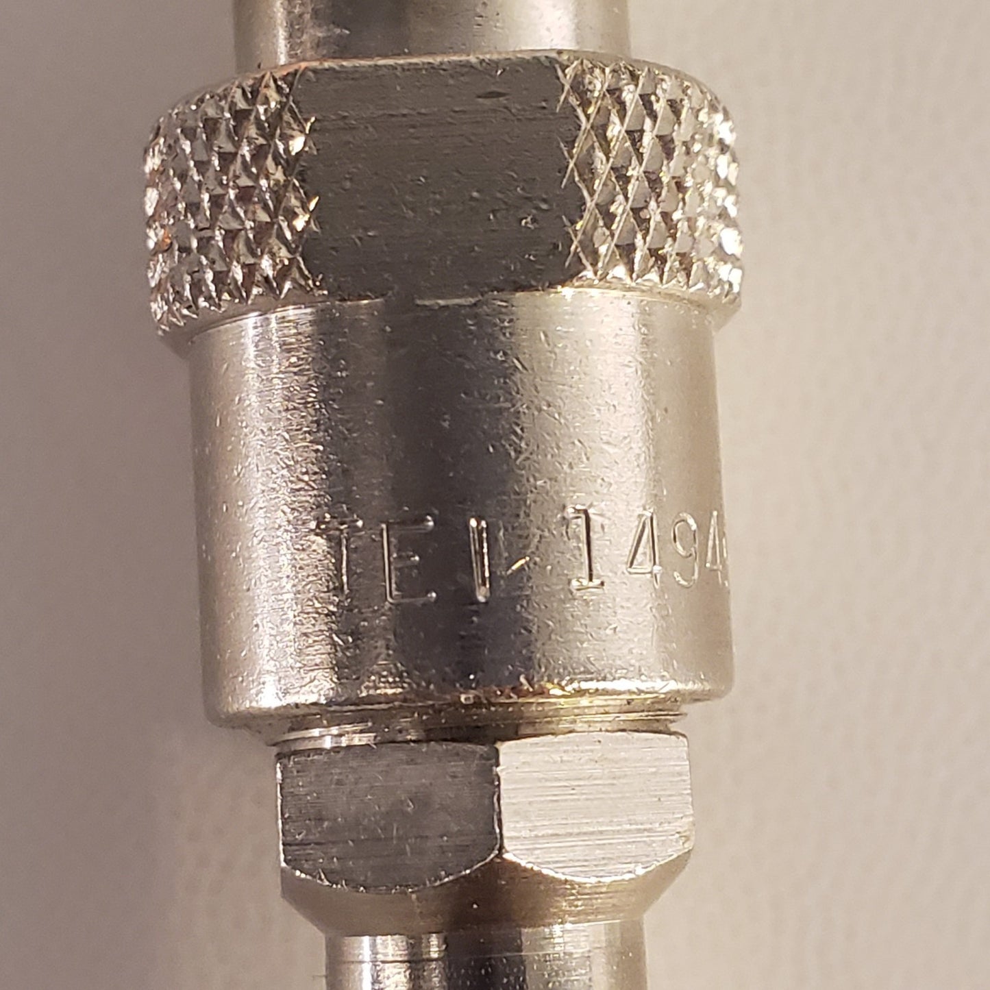 TEI 14949 A DMW12 Weco Adaptor High Voltage Shrouded Connector Coaxial