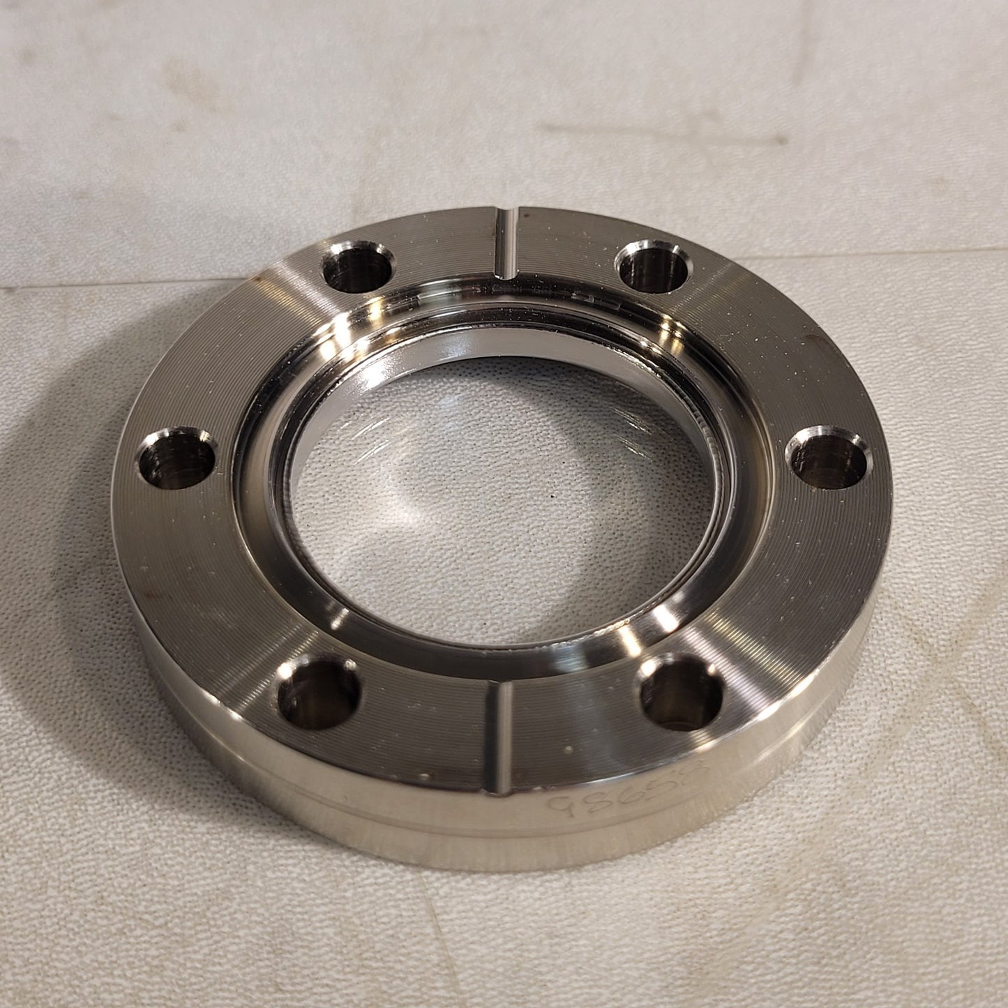 2.75" CF Conflat Quartz Viewport DN35CF Ultra High Vacuum UHV 1-5/8" Port CF35