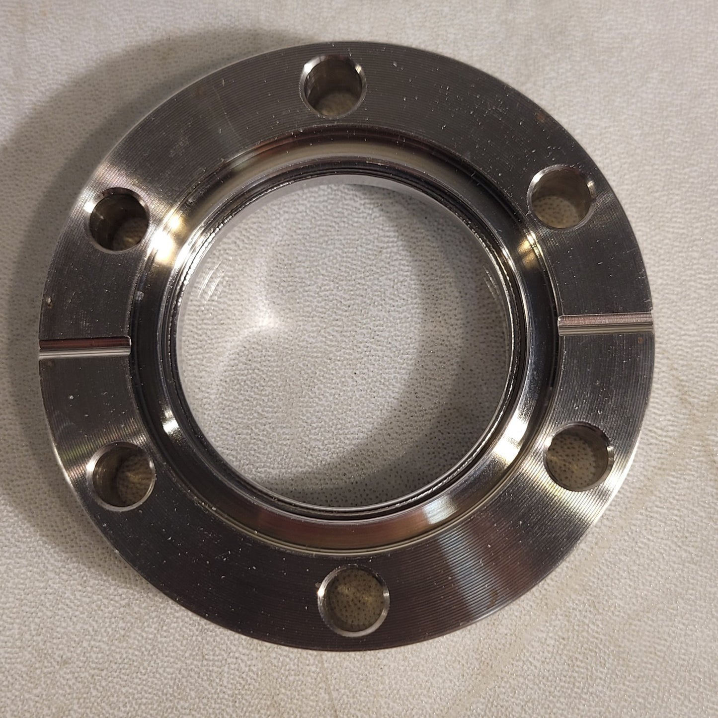 2.75" CF Conflat Quartz Viewport DN35CF Ultra High Vacuum UHV 1-5/8" Port CF35