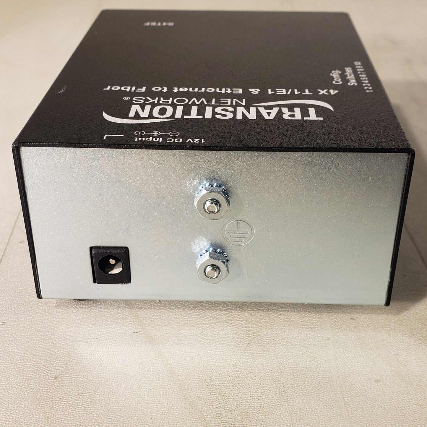Transiton Neworks S4TEF 4X T1/E1 & Ethernet To Fiber TX 100Base-FX RX