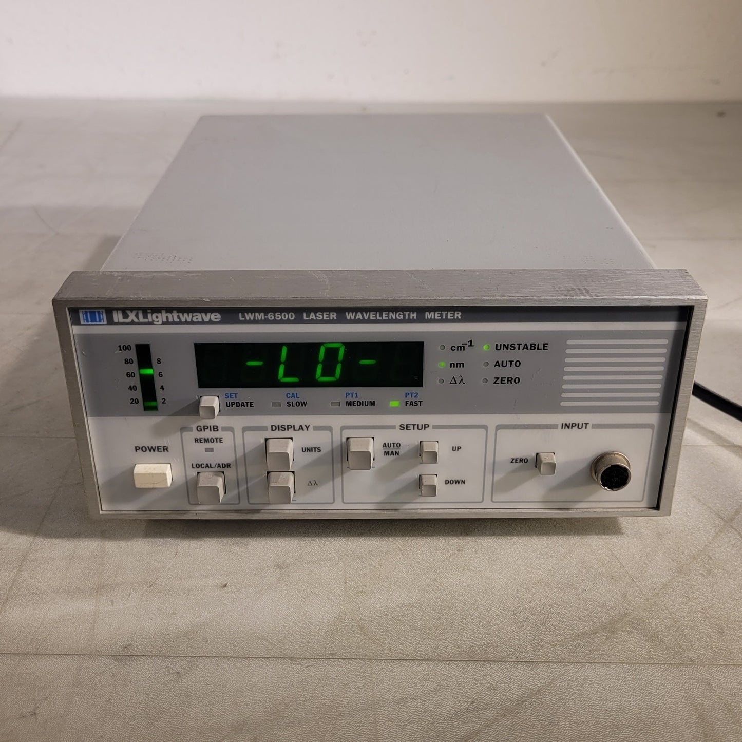 ILX Lightwave LWM-6500 Laser Wavelength Meter Range Controller