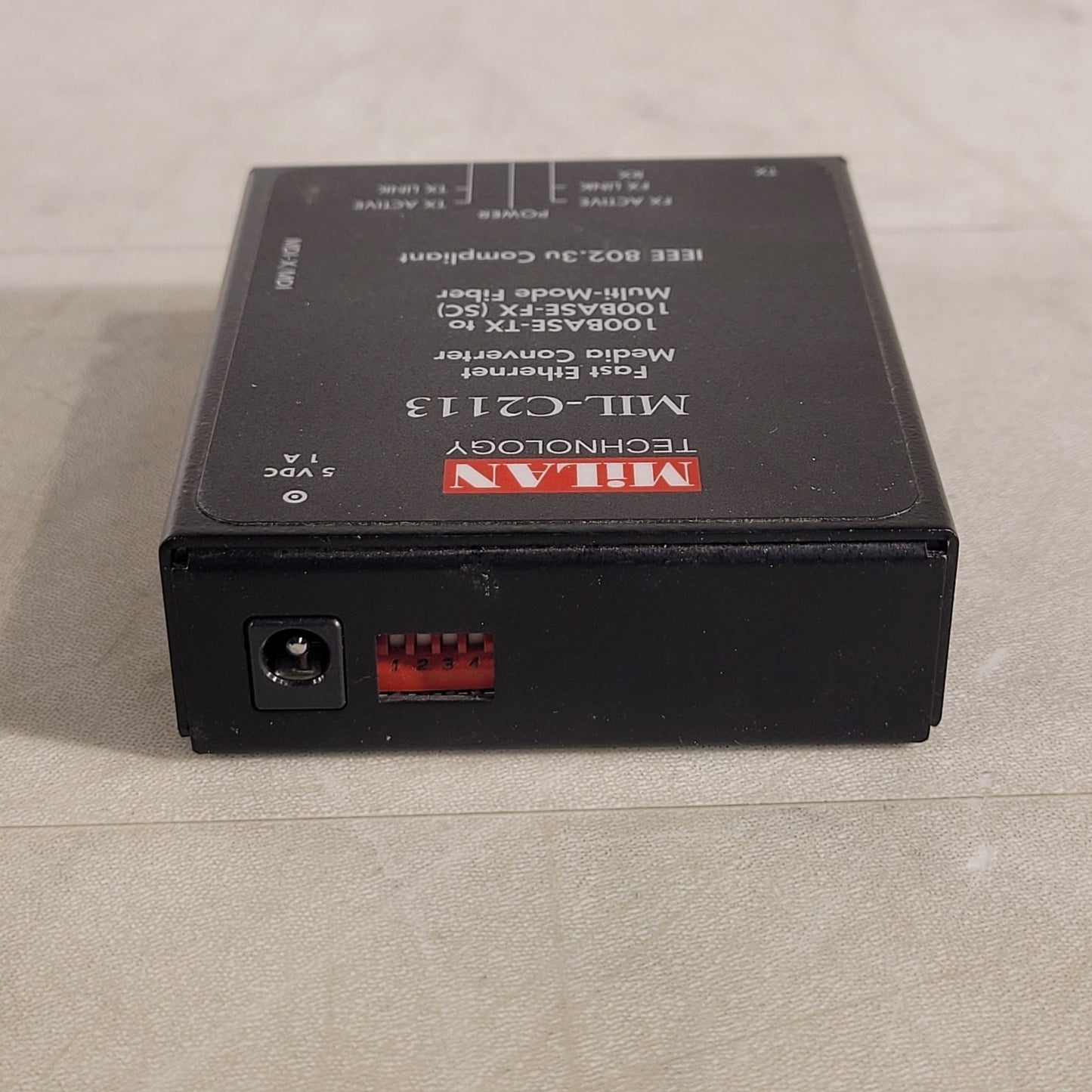 Milan Tech MIL-C2113 Fast Ethernet Media Converter 100Base-TX to 100Base-FX