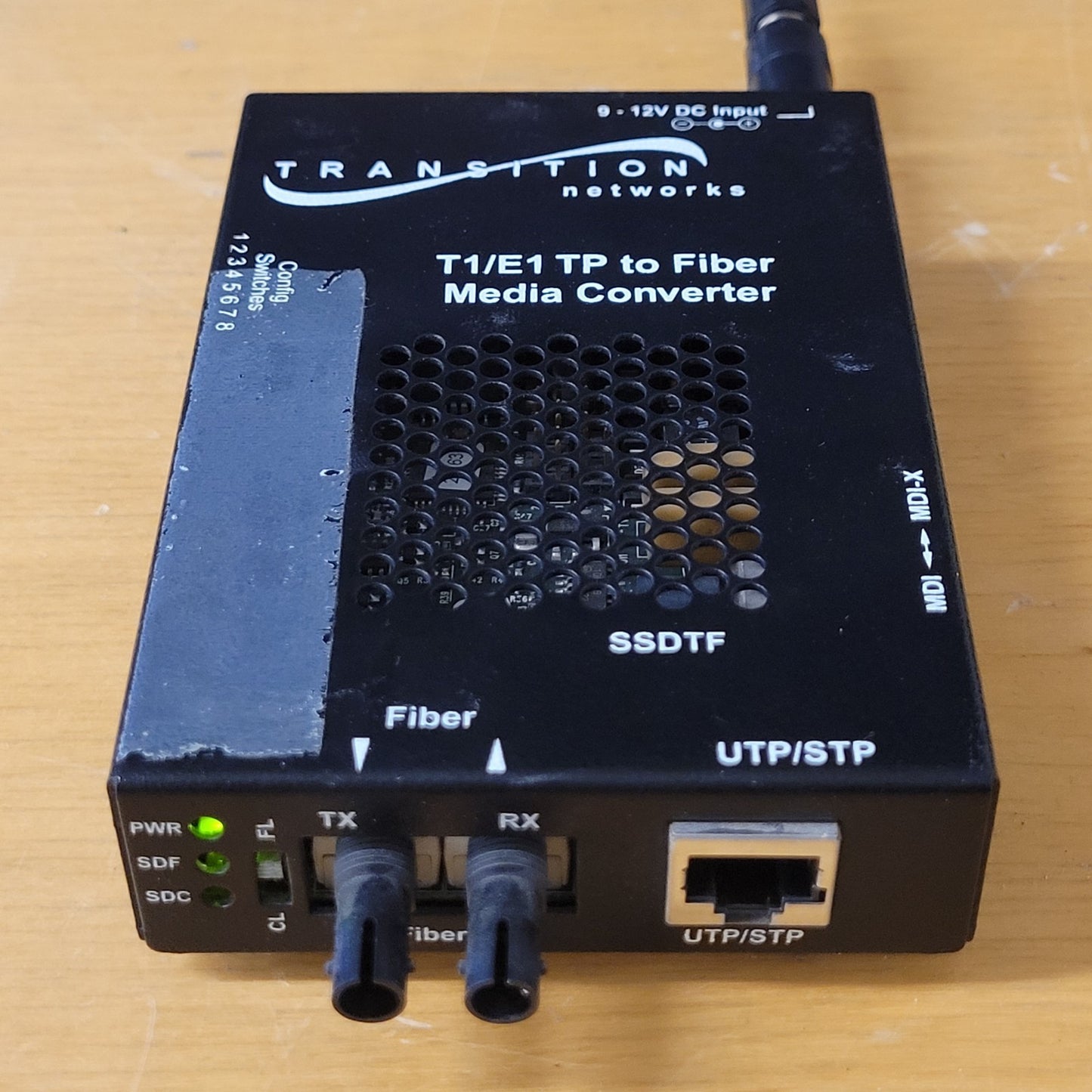 Transition Networks T1/E1 TP to Fiber Media Converter