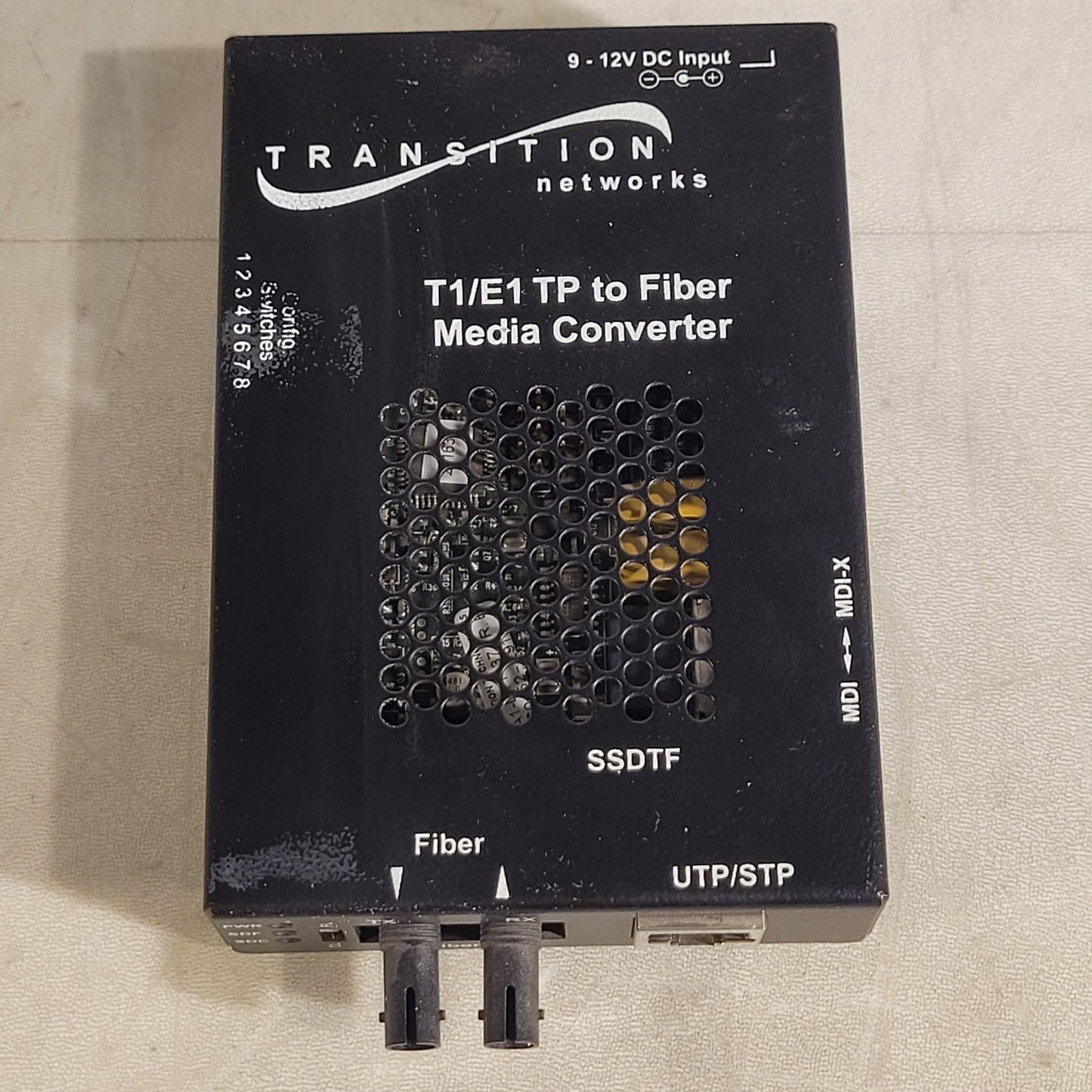Transition Networks T1/E1 TP to Fiber Media Converter
