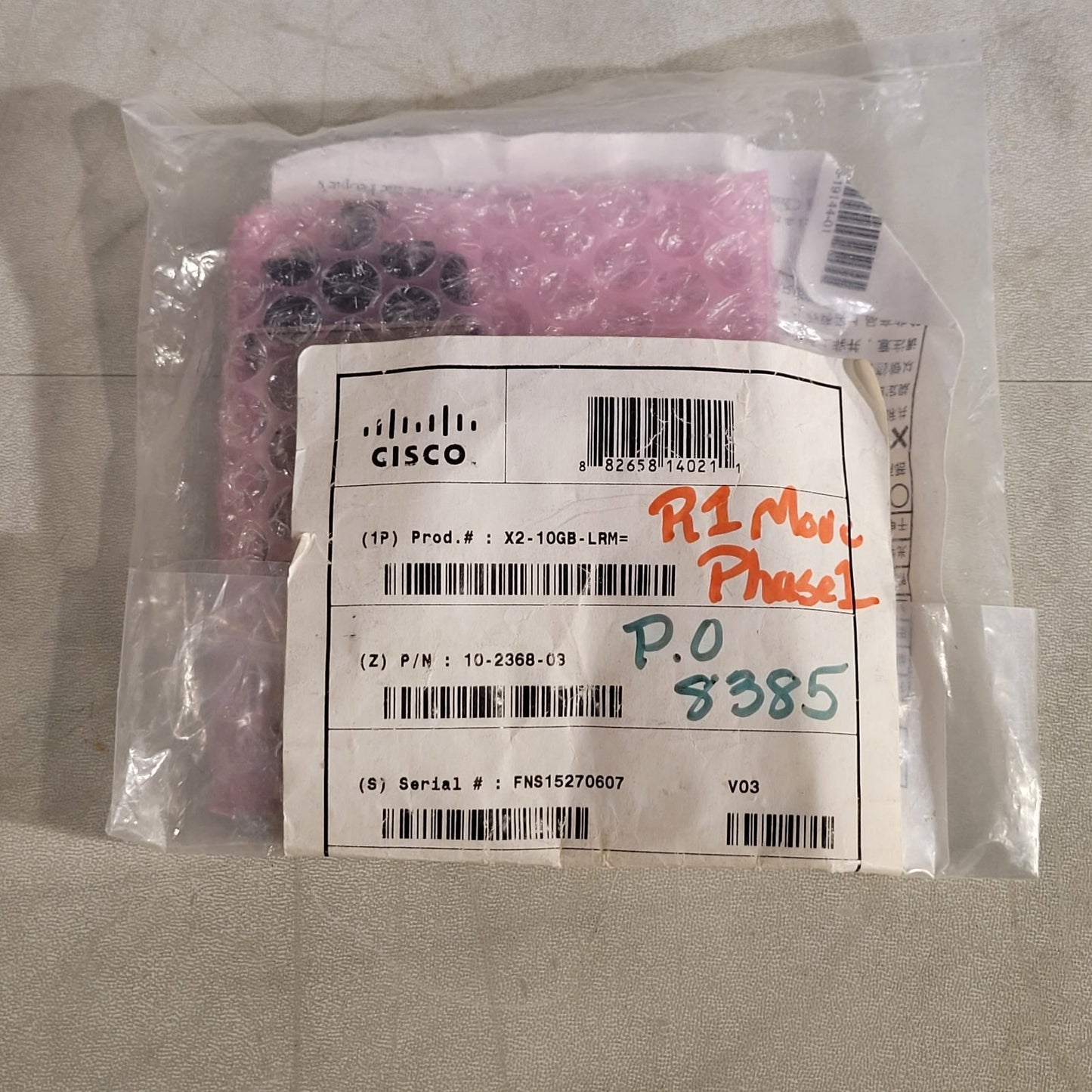 CISCO 10-2368-03 Fiber Optic Transceiver Module X2-10GB-LRM