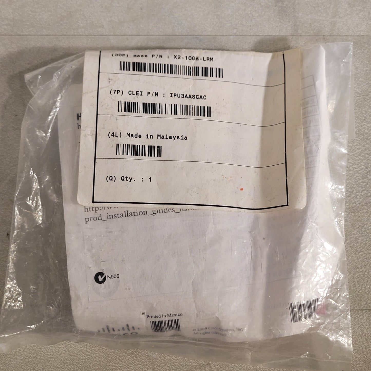 CISCO 10-2368-03 Fiber Optic Transceiver Module X2-10GB-LRM