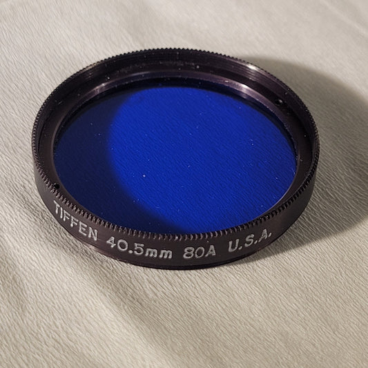 40.5mm Tiffen Color Conversion Glass 80A Filter MFR # 40580A