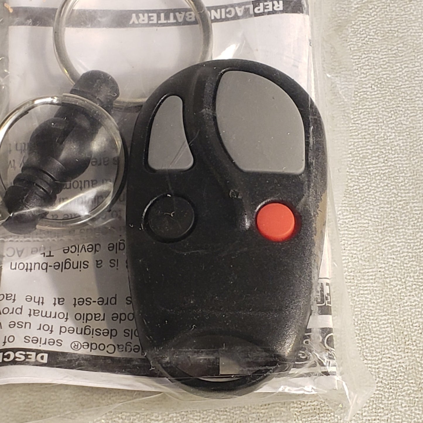 Keri Linear ACT-34B 4-Channel Block Coded Key Ring Transmitter Programable Fob