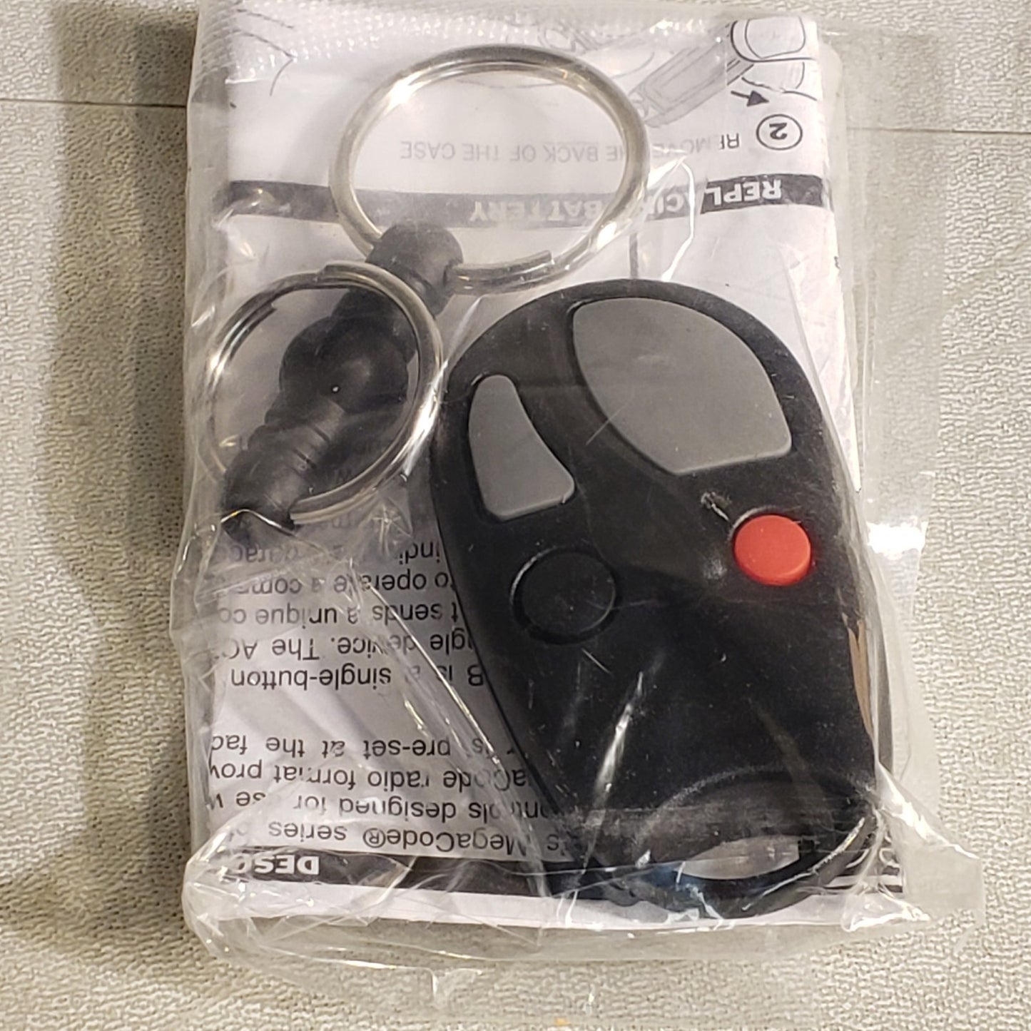 Keri Linear ACT-34B 4-Channel Block Coded Key Ring Transmitter Programable Fob