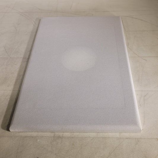 Rectangular Speaker Grill Cover Cloth White 11" × 17.5" Single Hole