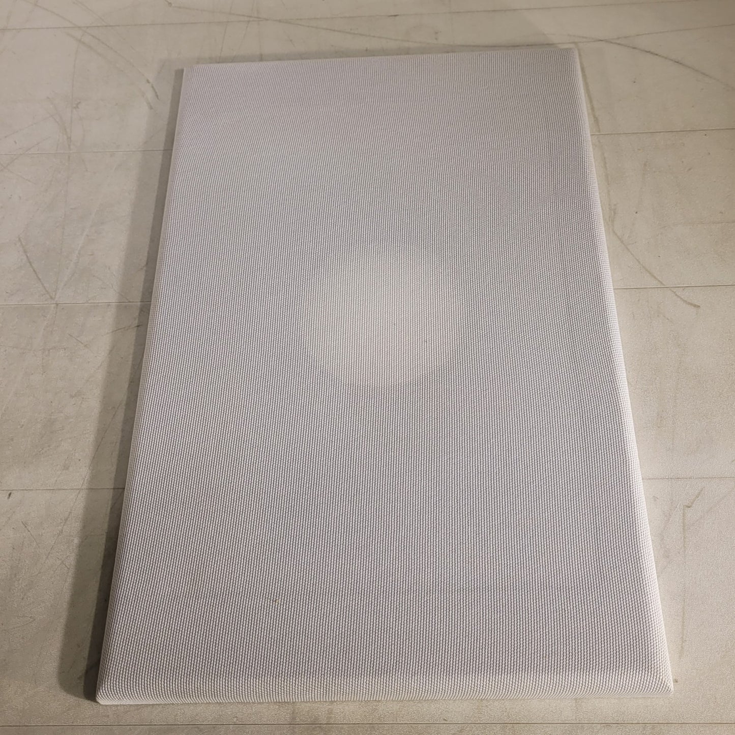 Rectangular Speaker Grill Cover Cloth White 11" × 17.5" Single Hole