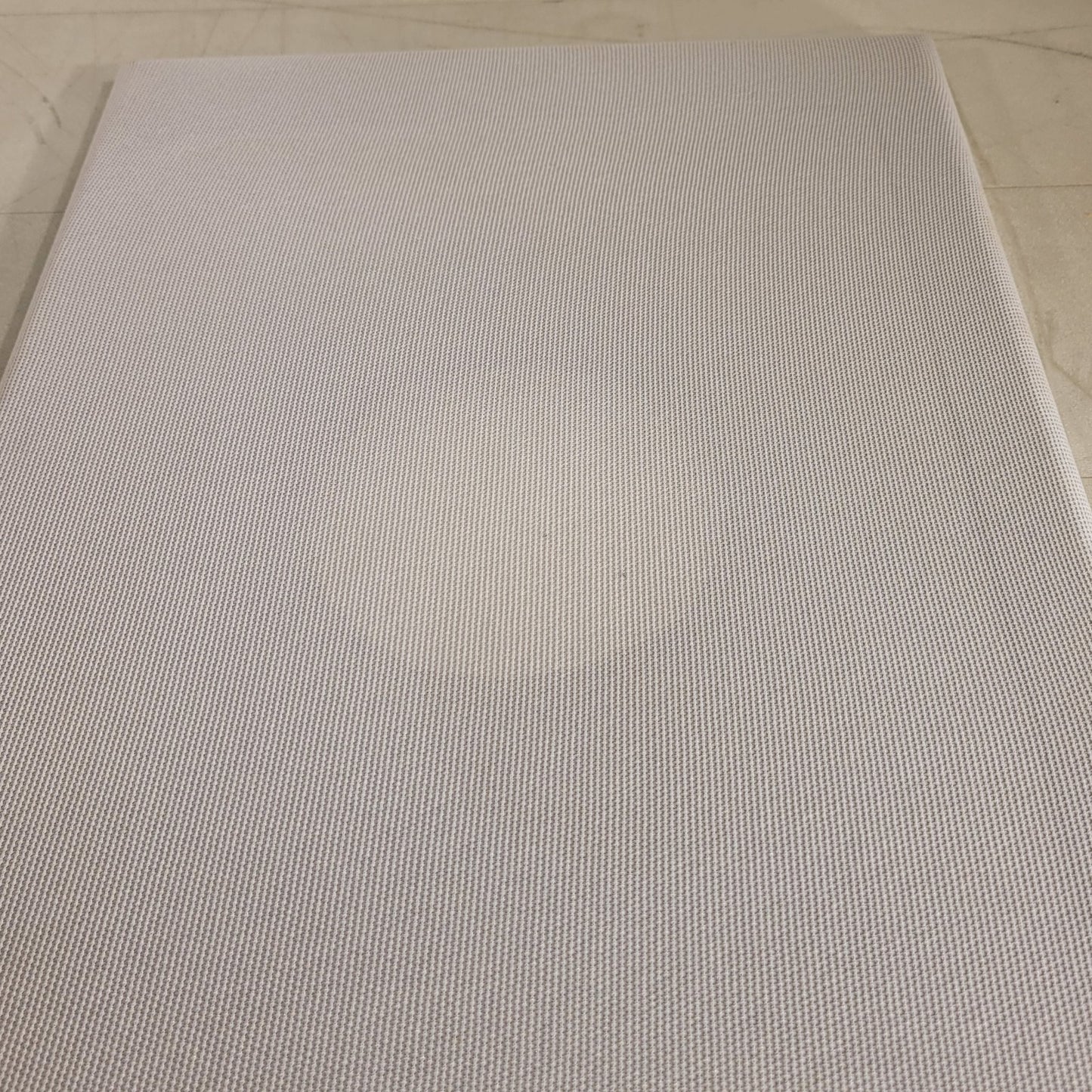 Rectangular Speaker Grill Cover Cloth White 11" × 17.5" Single Hole