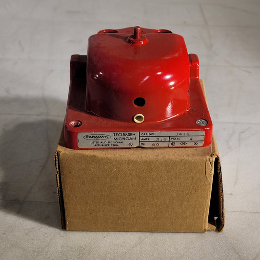 FOS Faraday 3410 Red Bell Standard Electric Time P/N 009843