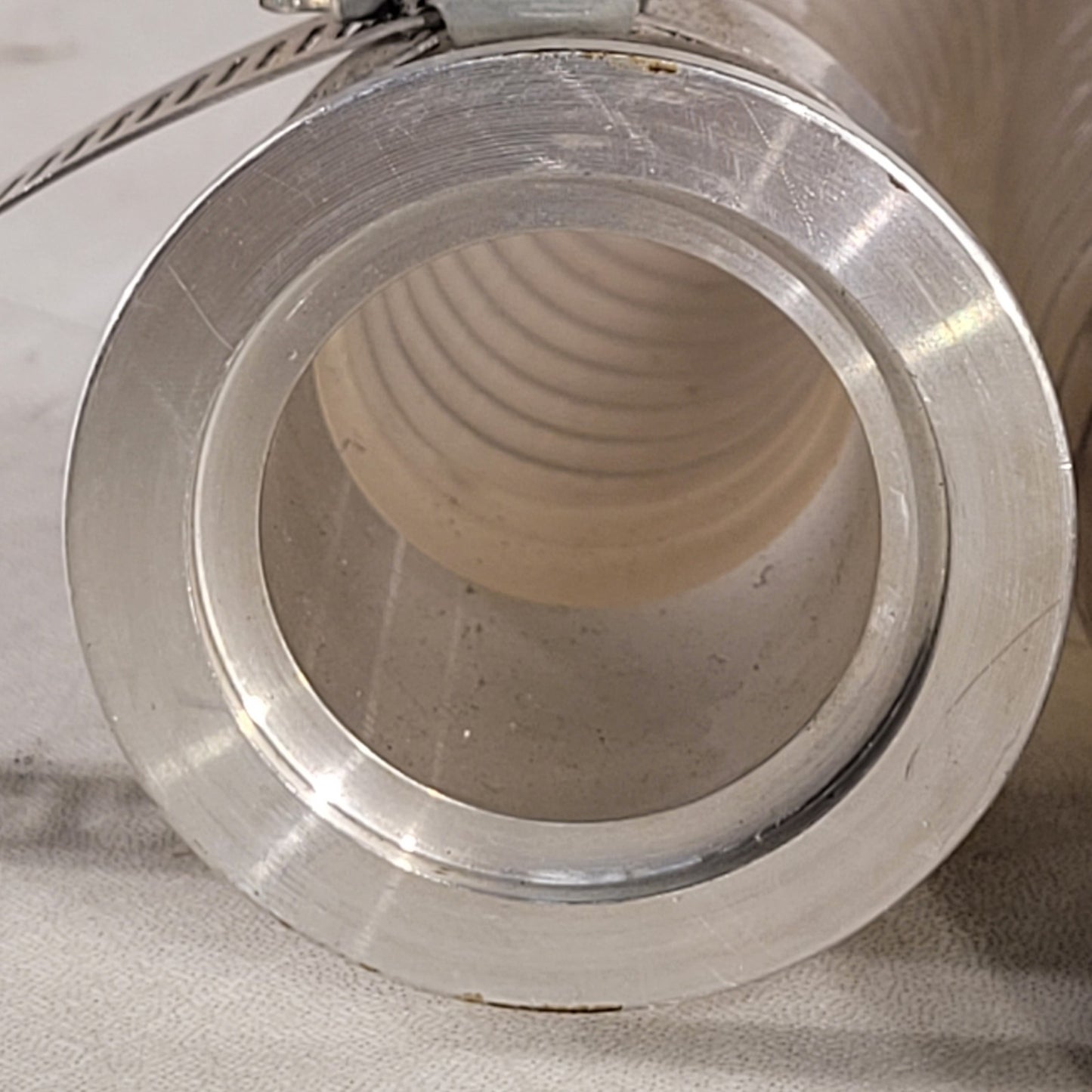 ISO KF40 NW40 Vacuum Hose 10ft 2.16" OD Metal Winding Reinforced High Vacuum UHV