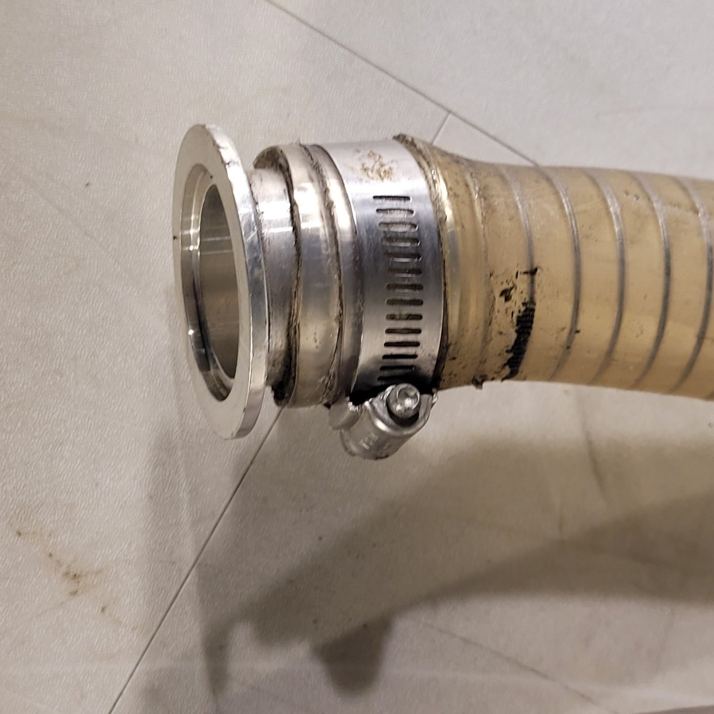 ISO KF40 NW40 Vacuum Hose 10ft 2.16" OD Metal Winding Reinforced High Vacuum UHV