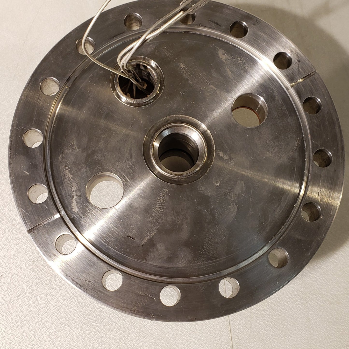 MDC 6" DN100CF Conflat Flange w/ 2x 1.33" Zero Length Adapter 3/4" Ultra Torr