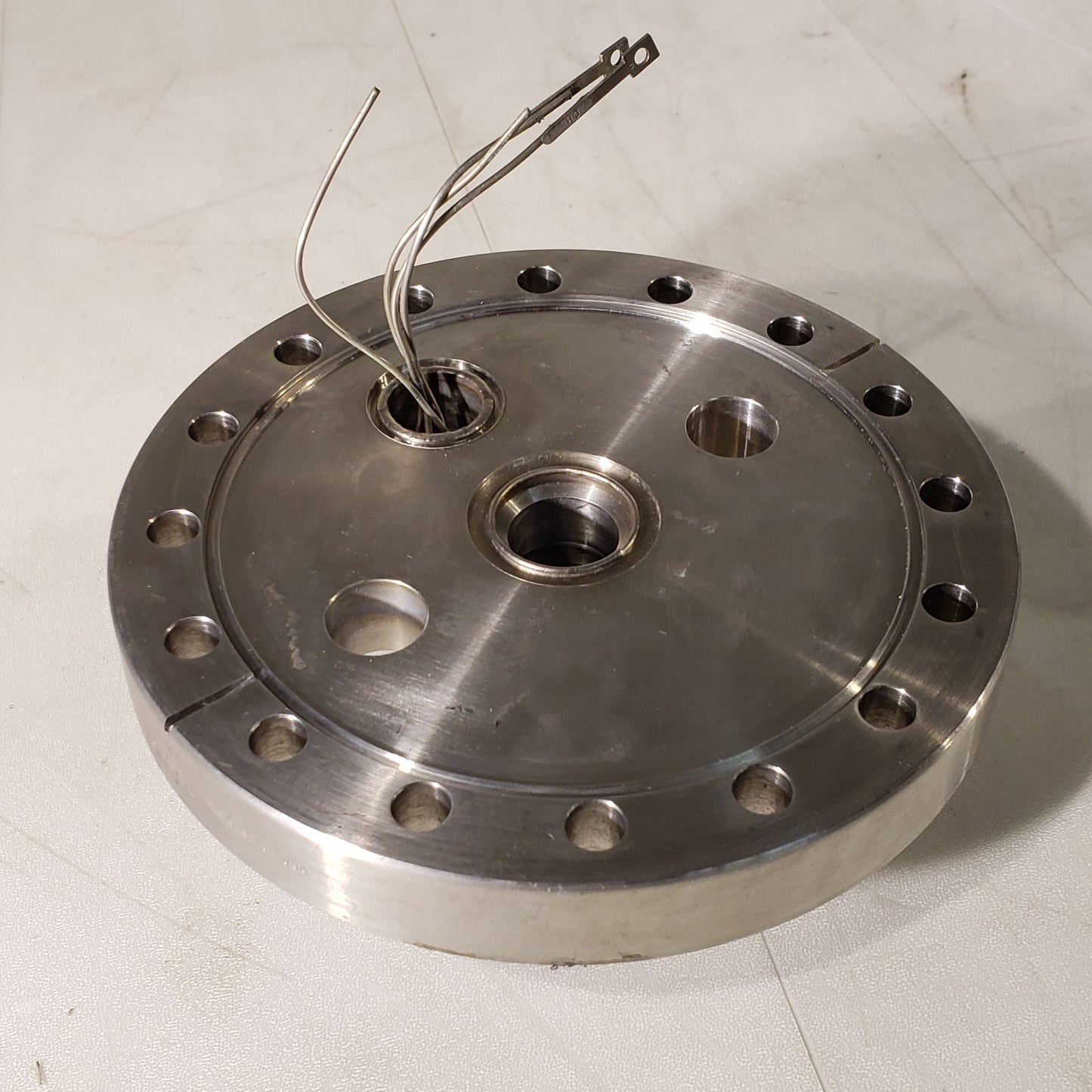 MDC 6" DN100CF Conflat Flange w/ 2x 1.33" Zero Length Adapter 3/4" Ultra Torr