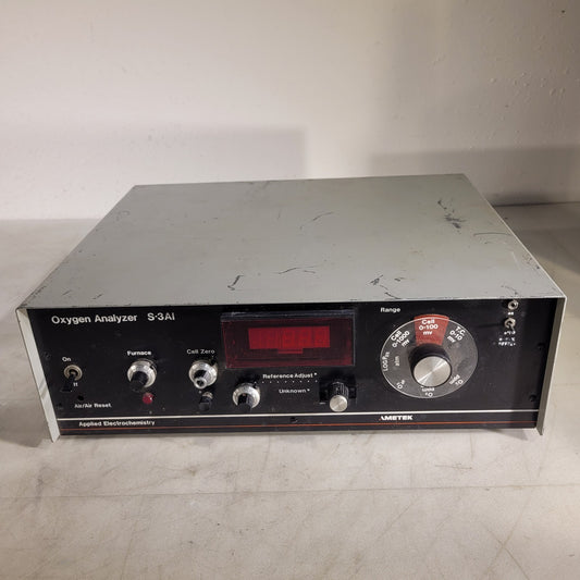 Applied Electrochemistry AEI Ametek S-3AI Oxygen Analyzer Control Unit