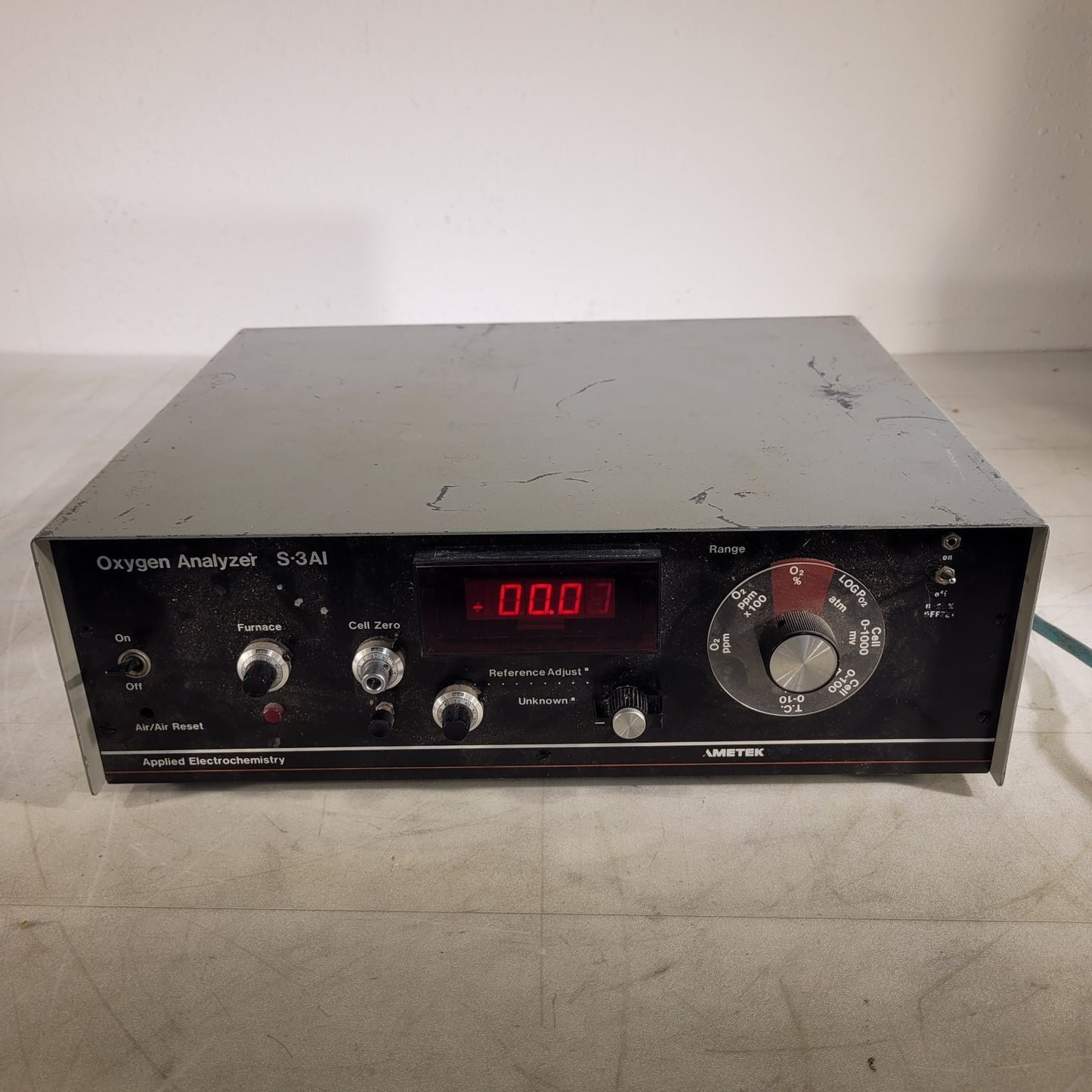 Applied Electrochemistry AEI Ametek S-3AI Oxygen Analyzer Control Unit