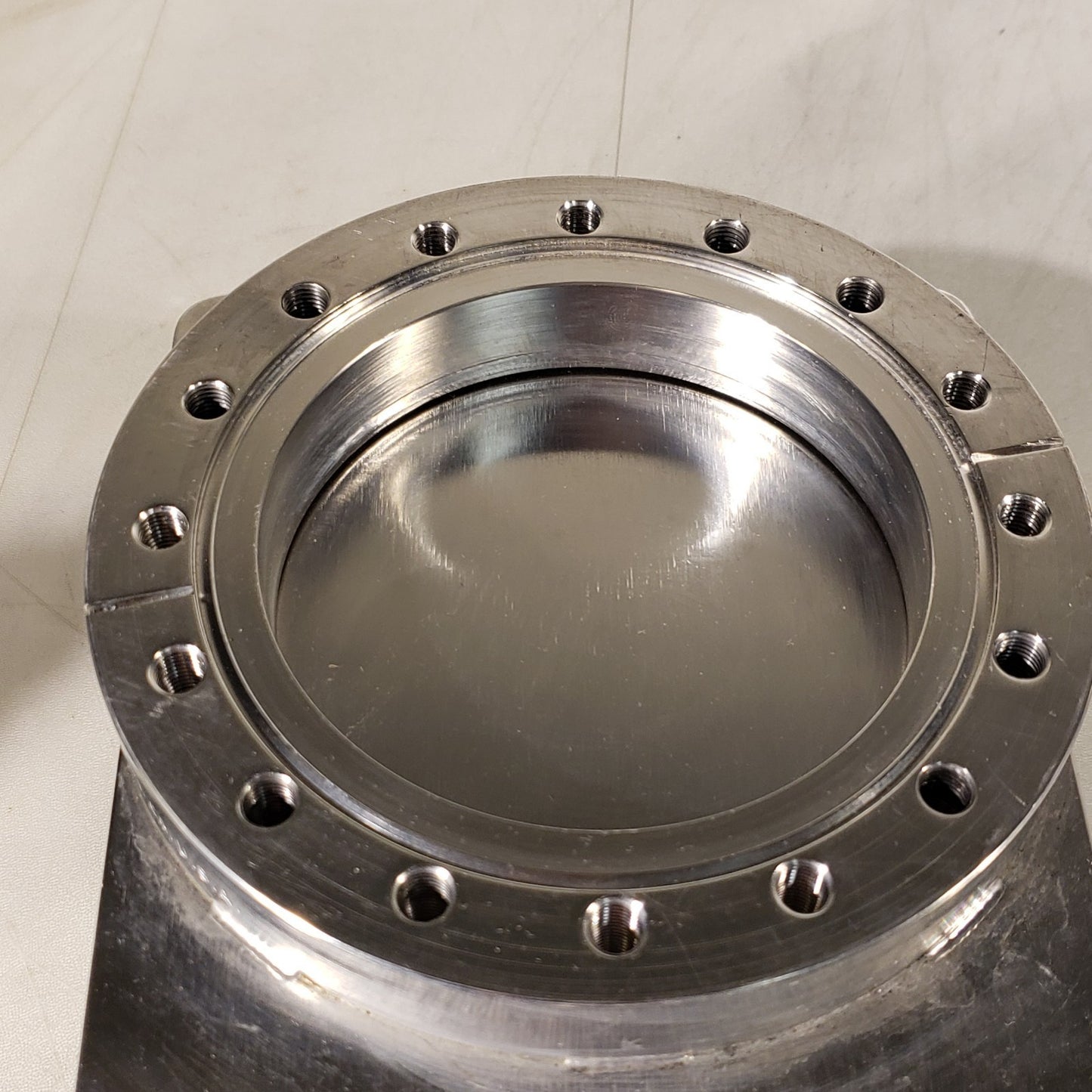 HVA 6" CF Conflat DN100CF Pneumatic Gate Valve High Vacuum SS 11211-0400 CF100