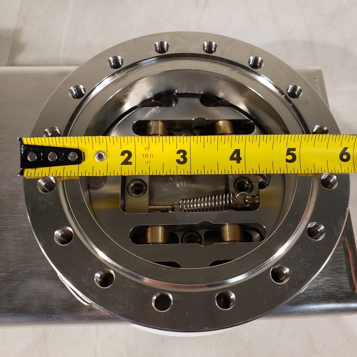 MDC 6" CF Conflat DN100CF Pneumatic Gate Valve SS 303016-101 E-GV-4000M-P CF100