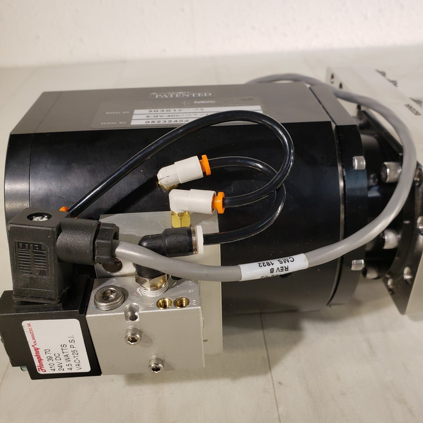 MDC 6" CF Conflat DN100CF Pneumatic Gate Valve SS 303016-101 E-GV-4000M-P CF100