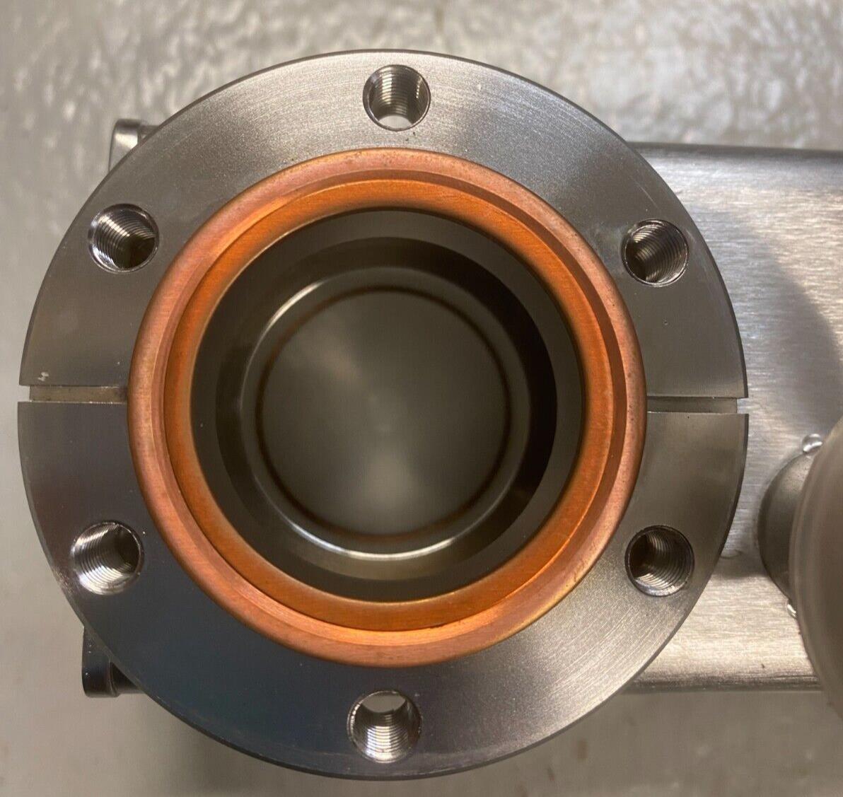 MDC 2.75" CF Conflat DN35CF Pneumatic Gate Valve w/ 1.33" Conflat Flange DN16CF