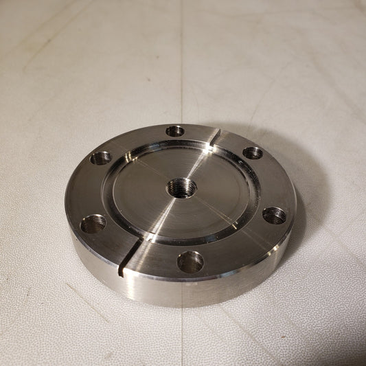 Conflat DN35CF 2.75" CF Flange 1/4" NPT Threaded Adapter UHV Ultra High Vacuum