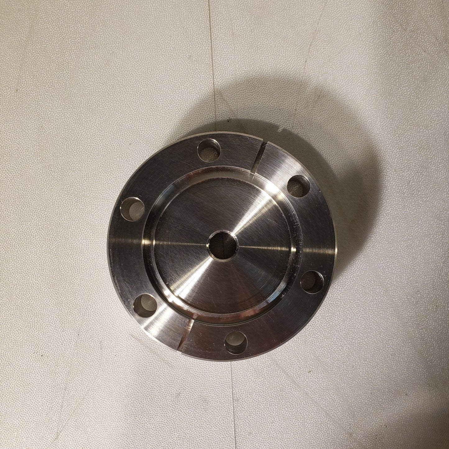 Conflat DN35CF 2.75" CF Flange 1/4" NPT Threaded Adapter UHV Ultra High Vacuum