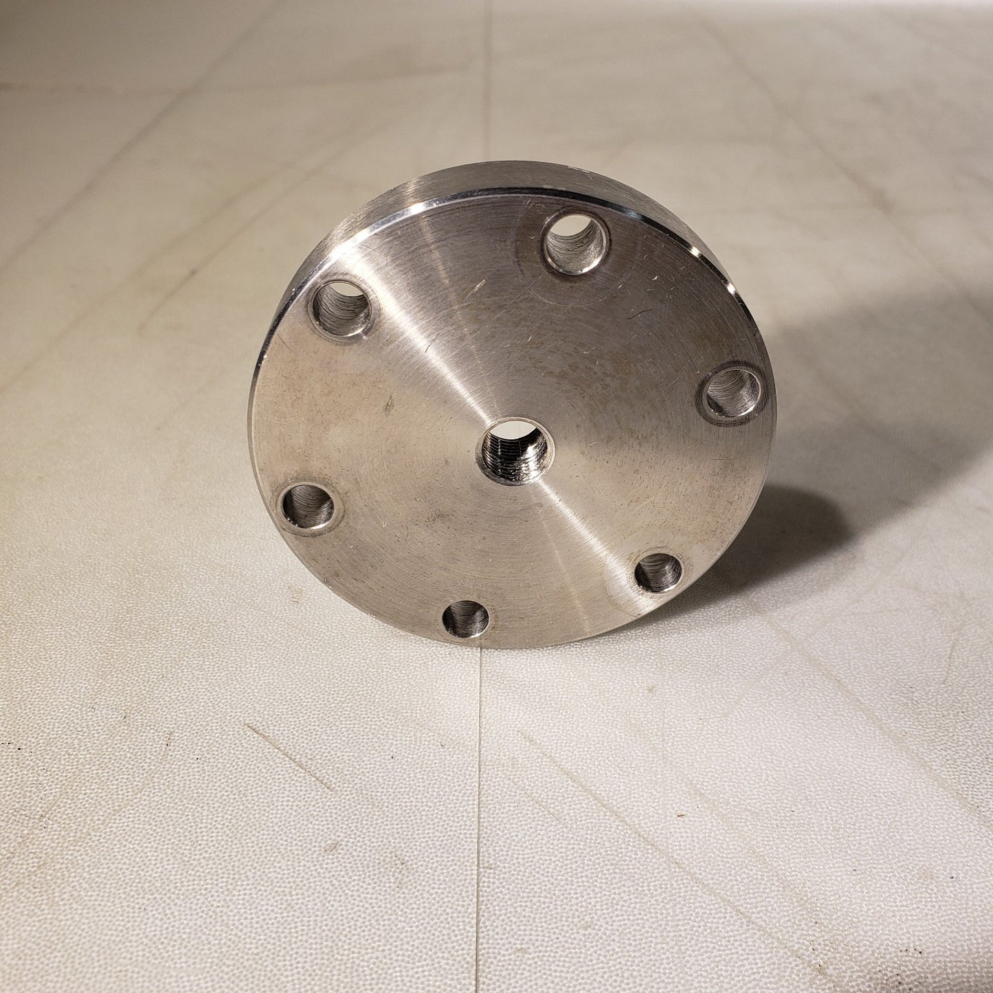Conflat DN35CF 2.75" CF Flange 1/4" NPT Threaded Adapter UHV Ultra High Vacuum