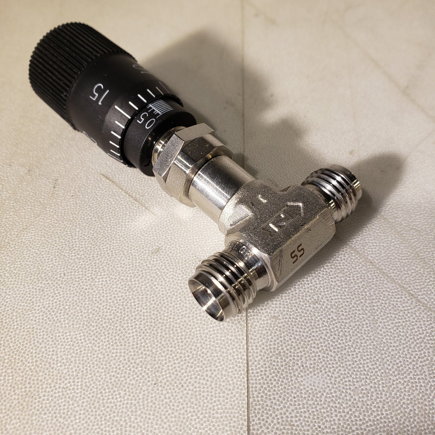 Nupro High Precision Metering Needle Valve T-Style 1/4" Swagelok Threaded