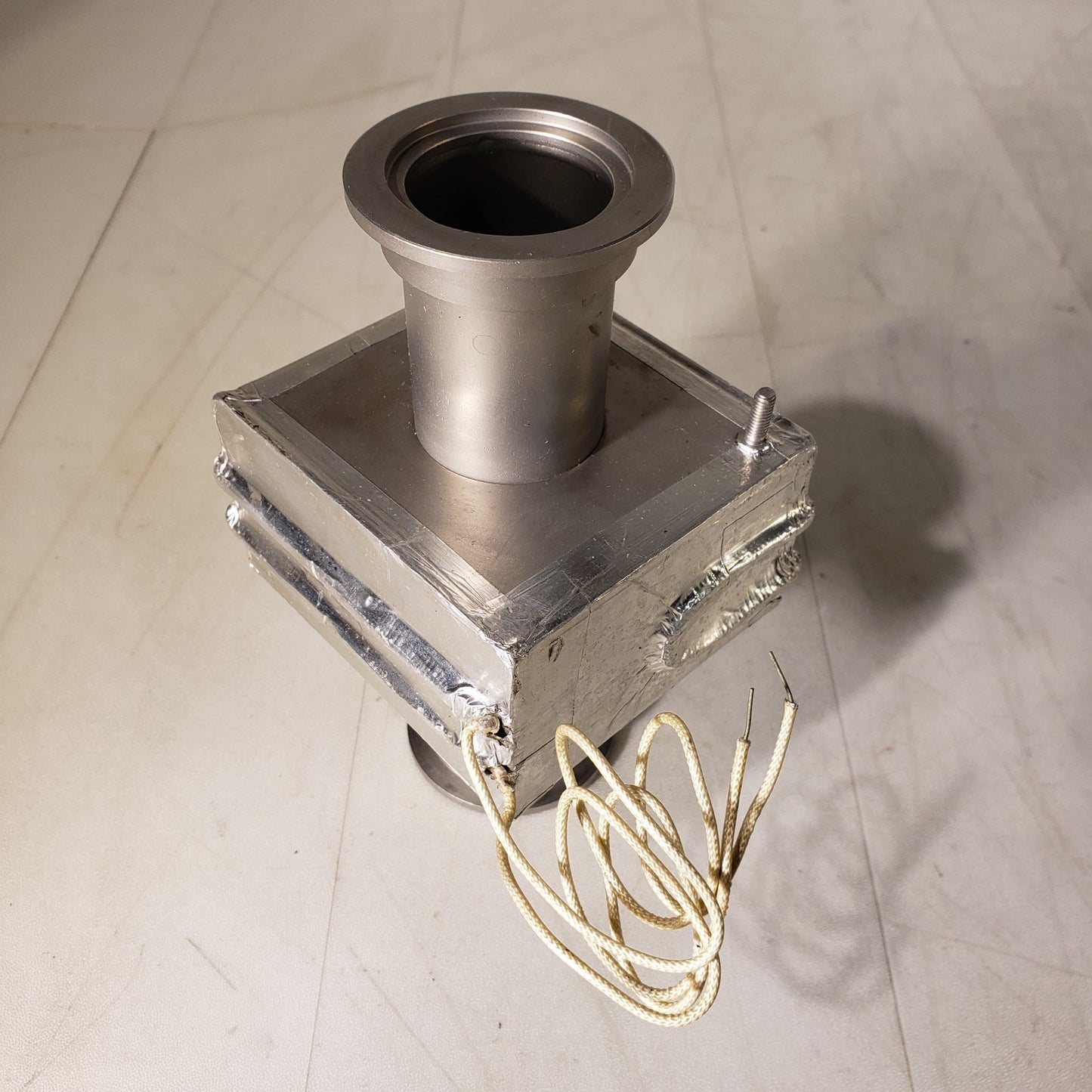 Carbon Sieve Filter Trap and Heater KF40 NW40 Flanges High Vacuum