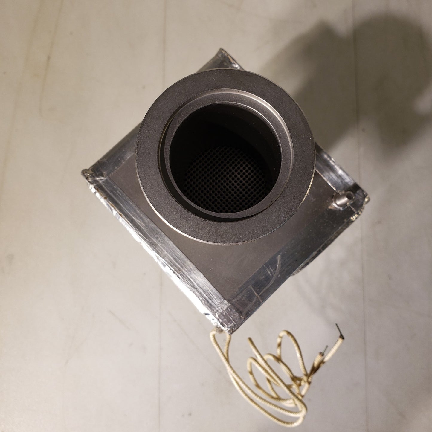 Carbon Sieve Filter Trap and Heater KF40 NW40 Flanges High Vacuum