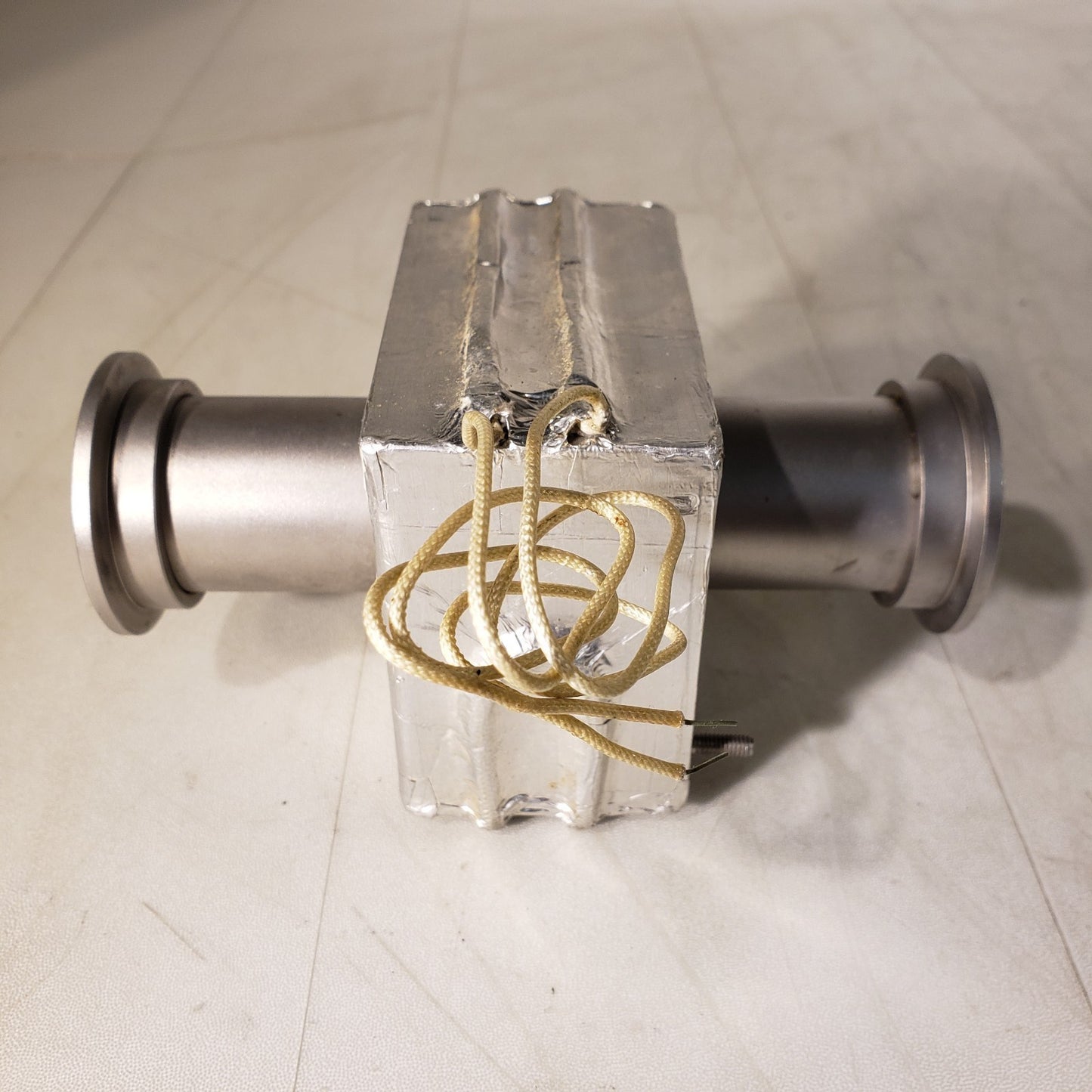 Carbon Sieve Filter Trap and Heater KF40 NW40 Flanges High Vacuum